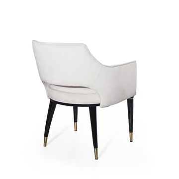MUZIO - Upholstered velvet chair with armrests by formitalia luxury group - view 3